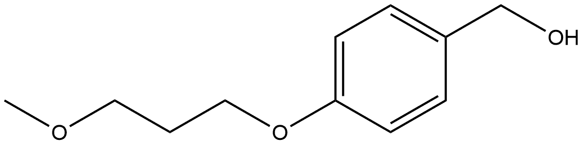 4-(3-Methoxypropoxy)benzenemethanol Structure