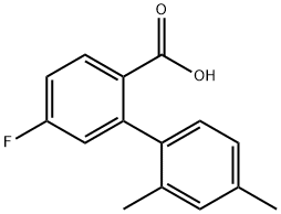 1184388-49-5 2-(2,4-Dimethylphenyl)-4-fluorobenzoic acid