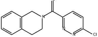 2-[(6-CHLORO-3-PYRIDAZINYL)CARBONYL]-1,2,3,4-TETRAHYDROISOQUINOLINE,1184653-07-3,结构式