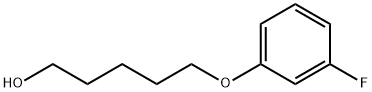 5-(3-Fluorophenoxy)pentan-1-ol Struktur