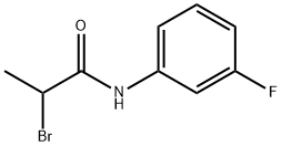 Propanamide, 2-bromo-N-(3-fluorophenyl)- Structure