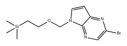 5H-Pyrrolo[2,3-b]pyrazine, 2-bromo-5-[[2-(trimethylsilyl)ethoxy]methyl]-