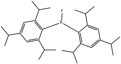 Borane, fluorobis[2,4,6-tris(1-methylethyl)phenyl]- Structure