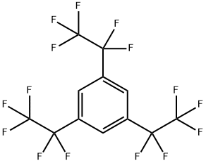 BENZENE, 1,3,5-TRIS(1,1,2,2,2-PENTAFLUOROETHYL)-, 118559-19-6, 结构式