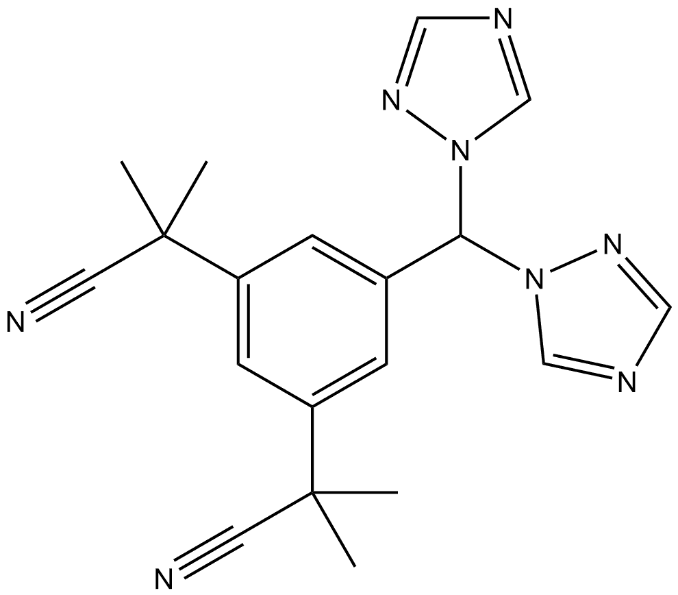 Anastrozole Impurity 18 Structure