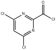 2-Pyrimidinecarbonyl chloride, 4,6-dichloro- Struktur