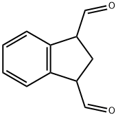 1H-Indene-1,3-dicarboxaldehyde, 2,3-dihydro- Struktur