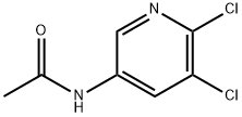 N-(5,6-二氯吡啶-3-基)乙酰胺 结构式