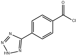 Benzoyl chloride, 4-(2H-tetrazol-5-yl)- 结构式