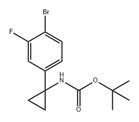 1187369-08-9 (1-(4-溴-3-氟苯基)环丙基)氨基甲酸叔丁酯