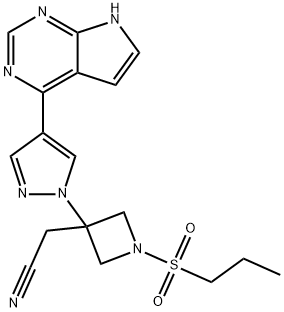 巴瑞替尼杂质9,1187594-34-8,结构式