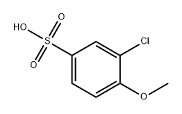3-Chloro-4-methoxybenzenesulfonic acid Structure
