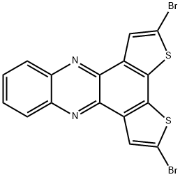 Dithieno[3,2-a:2'',3''-c]phenazine, 2,5-dibromo-|2,5-二溴二噻吩并[3,2-A:2',3'-C]吩嗪