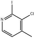 3-Chloro-2-iodo-4-methylpyridine 化学構造式