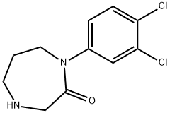 2H-1,4-Diazepin-2-one, 1-(3,4-dichlorophenyl)hexahydro- Struktur