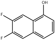 6,7-二氟萘-1-醇, 1188555-99-8, 结构式