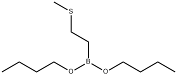 Boronic acid, [2-(methylthio)ethyl]-, dibutyl ester (9CI) Structure