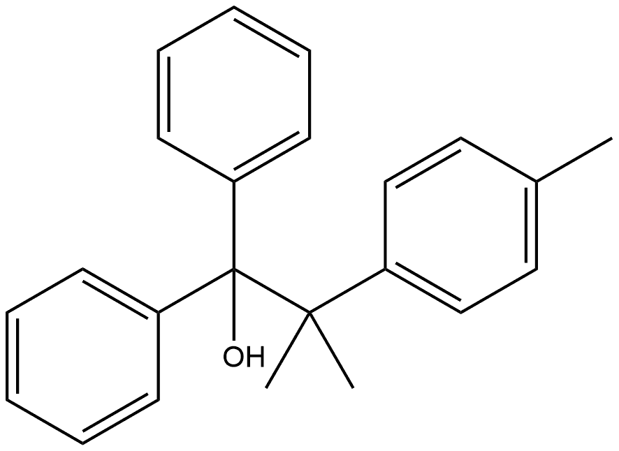 Benzeneethanol, β,β,4-trimethyl-α,α-diphenyl-