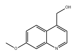 4-Quinolinemethanol, 7-methoxy- Struktur