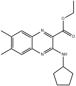 1189732-50-0 Ethyl 3-(cyclopentylamino)-6,7-dimethylquinoxaline-2-carboxylate