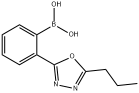 2-(5-Propyl-1,3,4-oxadiazol-2-yl)phenylboronic acid|