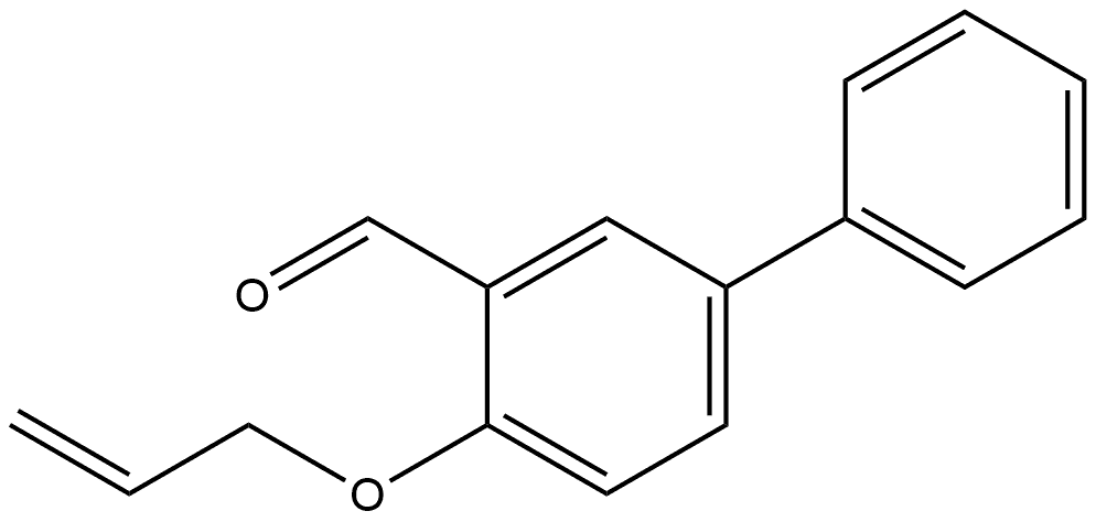4-(2-Propen-1-yloxy)[1,1'-biphenyl]-3-carboxaldehyde Structure
