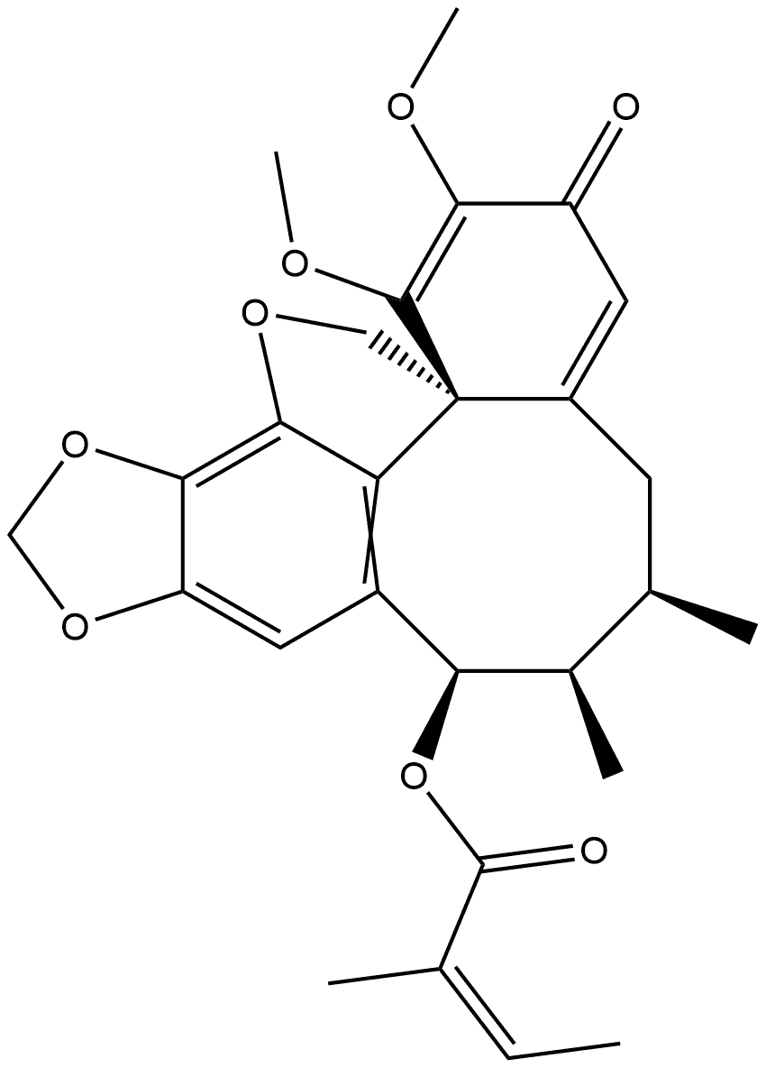 内南五味子素,119139-55-8,结构式