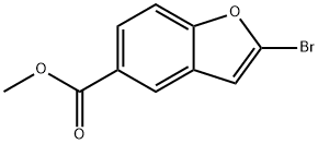 5-Benzofurancarboxylic acid, 2-bromo-, methyl ester Structure