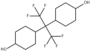Cyclohexanol, 4,4'-[2,2,2-trifluoro-1-(trifluoromethyl)ethylidene]bis- (9CI) 化学構造式