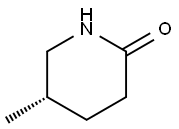 2-Piperidinone, 5-methyl-, (5S)- 化学構造式