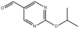 5-Pyrimidinecarboxaldehyde, 2-(1-methylethoxy)- Struktur