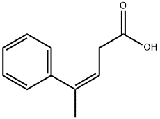 3-Pentenoic acid, 4-phenyl-, (3Z)- Struktur