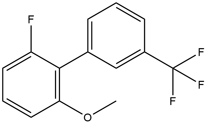 2-Fluoro-6-methoxy-3'-(trifluoromethyl)-1,1'-biphenyl,1194049-30-3,结构式