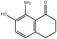 8-Amino-7-hydroxy-3,4-dihydronaphthalen-1(2H)-one Struktur