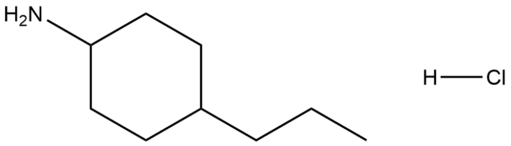 4-propylcyclohexan-1-amine hydrochloride,1195666-16-0,结构式