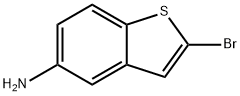 Benzo[b]thiophen-5-amine, 2-bromo- Structure