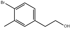 2-(4-溴-3-甲基苯基)乙醇,1195716-51-8,结构式