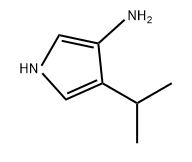 1H-Pyrrol-3-amine, 4-(1-methylethyl)- Struktur