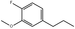 Benzene, 1-fluoro-2-methoxy-4-propyl- 化学構造式