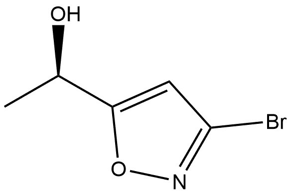 5-Isoxazolemethanol, 3-bromo-α-methyl-, (R)- (9CI) Structure