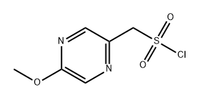 2-Pyrazinemethanesulfonyl chloride, 5-methoxy-,1196146-01-6,结构式