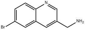 (6-Bromoquinolin-3-YL)methanamine,1196154-63-8,结构式