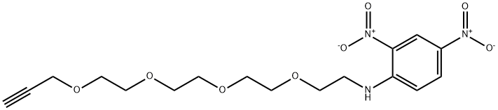 Benzenamine, 2,4-dinitro-N-3,6,9,12-tetraoxapentadec-14-yn-1-yl-|