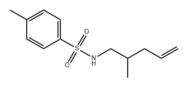 Benzenesulfonamide, 4-methyl-N-(2-methyl-4-penten-1-yl)- Structure