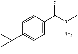 Benzoic acid, 4-(1,1-dimethylethyl)-, 1-methylhydrazide Structure