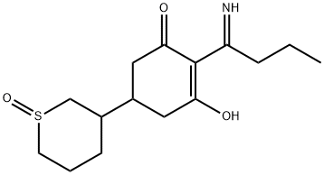 2-Cyclohexen-1-one, 3-hydroxy-2-(1-iminobutyl)-5-(tetrahydro-1-oxido-2H-thiopyran-3-yl)-|环草酮杂质1