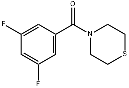 (3,5-Difluorophenyl)(thiomorpholino)methanone Structure