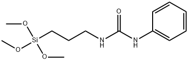 Urea, N-phenyl-N'-[3-(trimethoxysilyl)propyl]- Struktur