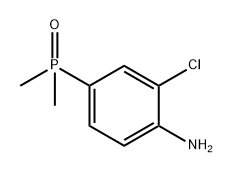 Benzenamine, 2-chloro-4-(dimethylphosphinyl)- Struktur