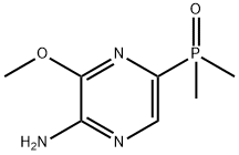 (5-Amino-6-methoxypyrazin-2-yl)dimethylphosphine oxide Struktur